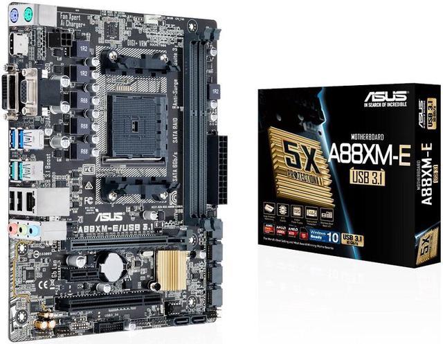 A88XM-E/USB 3.1 Motherboard FM2+ DDR3 Micro ATX Motherboard Accessories Newegg.com