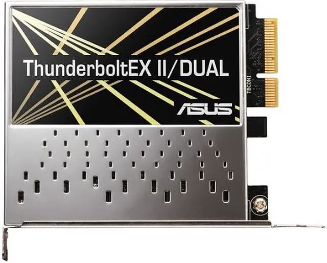 Alt view image 4 of 7 - ASUS ThunderboltEX II/DUAL PCIe Expansion Card 2 Port Thunderbolt 2