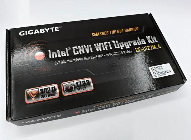 Alt view image 2 of 9 - Gigabyte Dual-Band GC-CI22M_A Intel CNVi WIFI Upgrade Kit Bluetooth 5 Fit CNVi slot H370 B360 H310 series