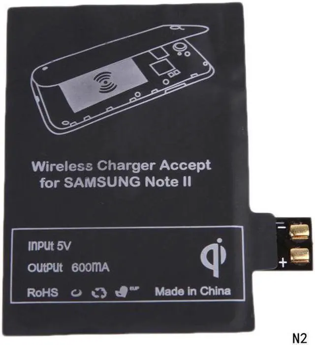 Main image of Ultra Slim QI wireless Charger charging Receiver Kit for Samsung Galaxy Note 2 II N7100