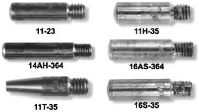 Alt view image 2 of 6 - Tweco Tapered Contact Tips - 1140-1304 SEPTLS35811401304