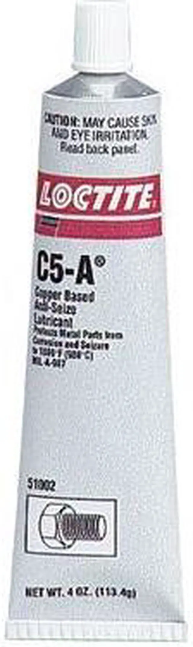 Alt view image 2 of 6 - LOCTITE 234194 General Purpose Anti-Seize, Copper Base, 4 oz, Tube, LB 8008,