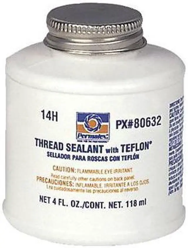 Main image of Permatex 4 oz Thread Sealant With PTFE - White