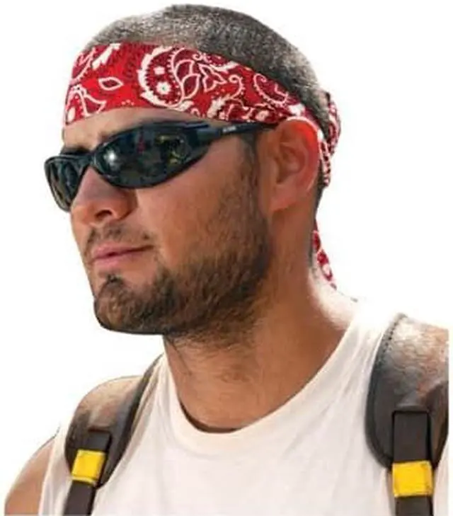 Main image of Cooling Bandana,Universal,Blue CHILL-ITS BY ERGODYNE 6700