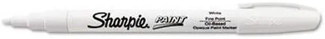 Alt view image 2 of 5 - Permanent Paint Marker, Fine Point, White
