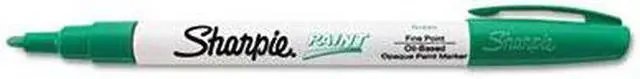 Alt view image 4 of 5 - Permanent Paint Marker, Fine Point, Green