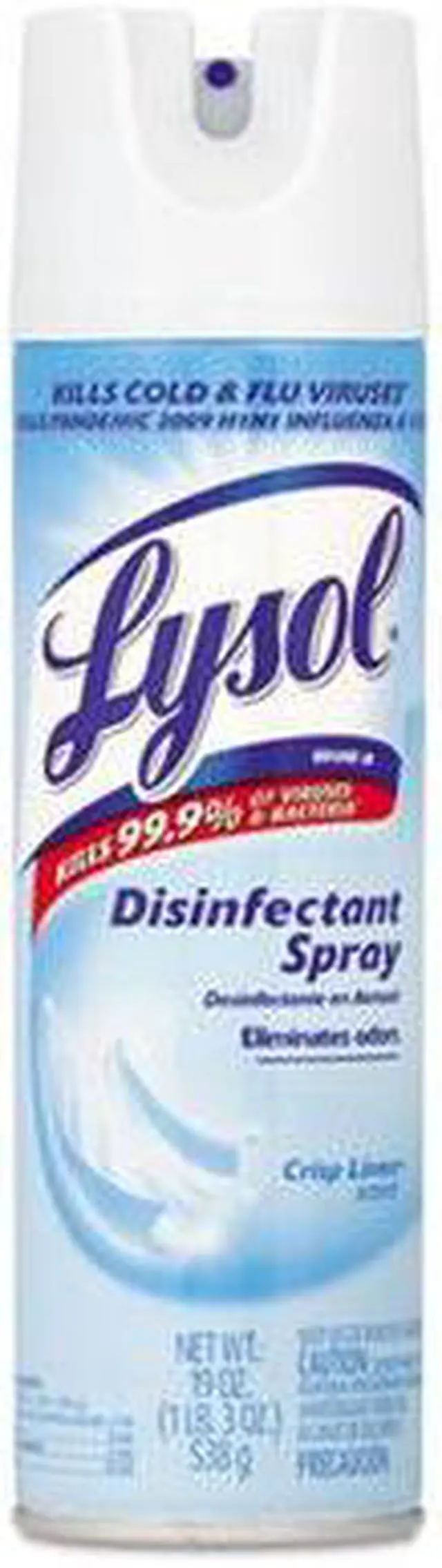 Main image of Lysol 79329CT 19 oz Disinfectant Spray, Crisp Linen Scent Aerosol