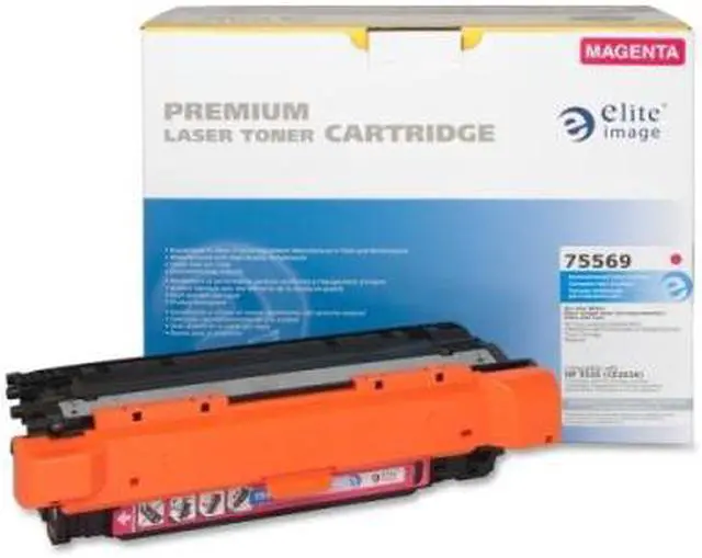 Alt view image 3 of 6 - Elite Image Compatible Magenta Toner Cartridge (Alternative for HP 504A/CE253A)