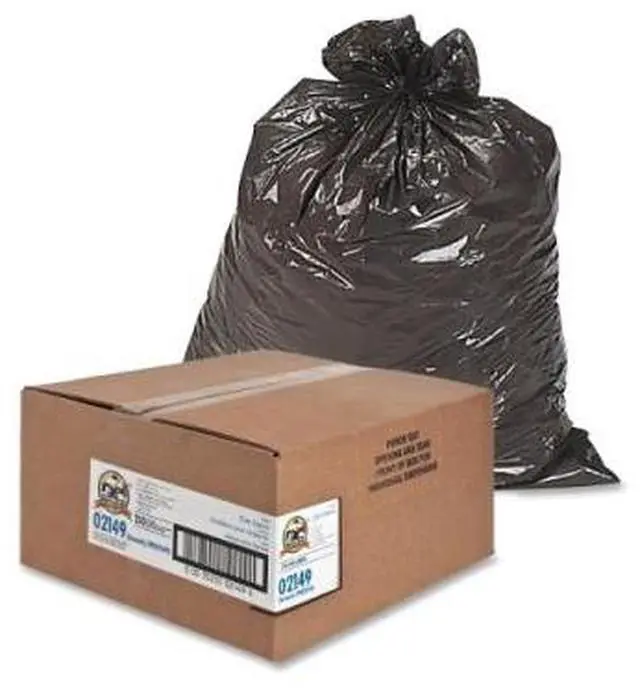 Alt view image 2 of 14 - Genuine Joe Two-Ply Can Liner 30Gal. 0.7mil 30"x36" 250/PK BNBK 02149