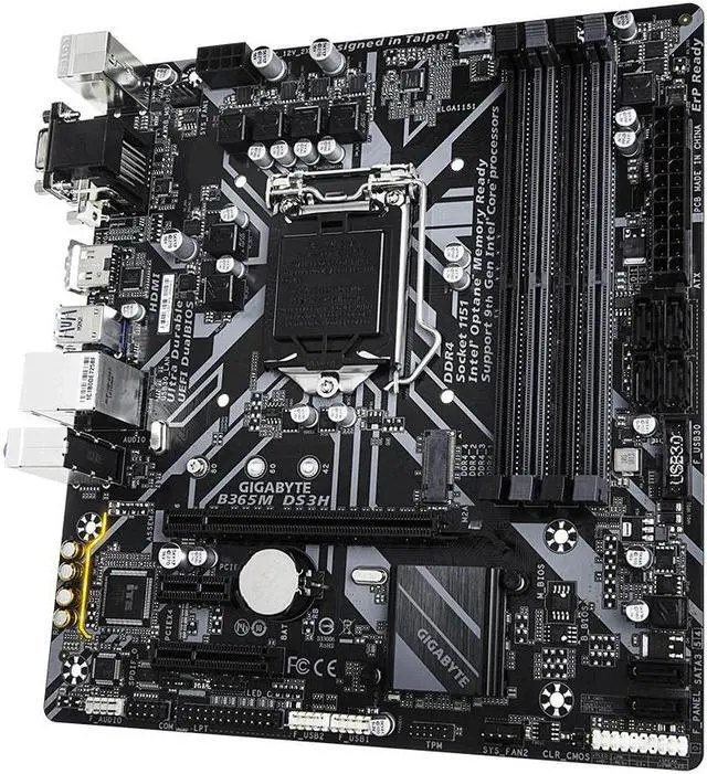 Alt view image 4 of 5 - GIGABYTE B365M DS3H LGA 1151 (300 Series) Intel B365 SATA 6Gb/s Micro ATX Intel Motherboard