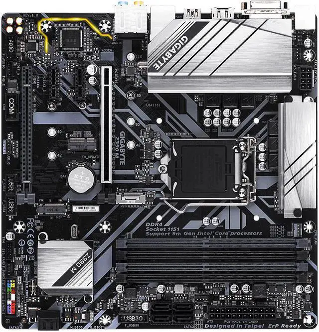 Alt view image 8 of 11 - Z390 M LGA 1151 Intel Z390 DDR4 Micro ATX Motherboard (Z390 M)