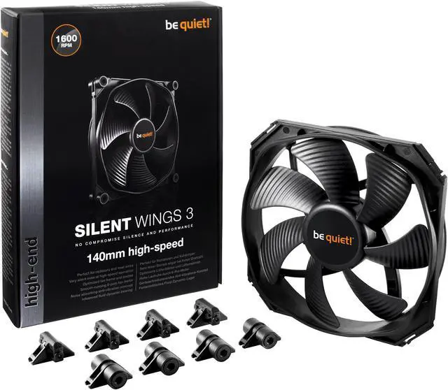 Alt view image 11 of 12 - be quiet! Silent Wings 3 140mm High-Speed, BL069, Cooling Fan