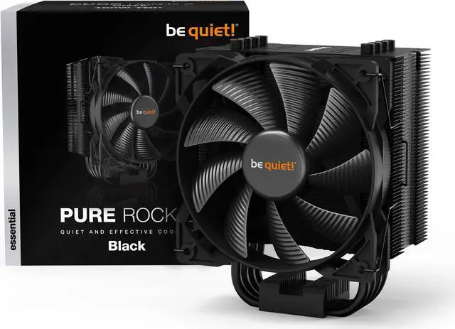 Alt view image 8 of 7 - be quiet! Pure Rock 2 CPU Air Cooler | 150W TDP | LGA 1851 1700 1200 2066 1150 1151 1155 2011(-3) Square ILM Compatible | Intel and AMD 4/5 CPU Cooler | Black | BK007