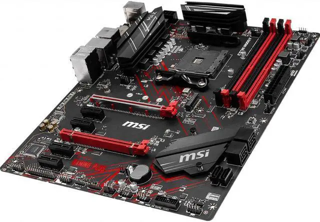 Alt view image 3 of 9 - MSI B450 GAMING PLUS MAX AM4 AMD B450 SATA 6Gb/s ATX AMD Motherboard