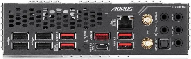 Alt view image 9 of 9 - GIGABYTE TRX40 AORUS PRO WIFI sTRX4 AMD TRX40 SATA 6Gb/s ATX AMD Motherboard