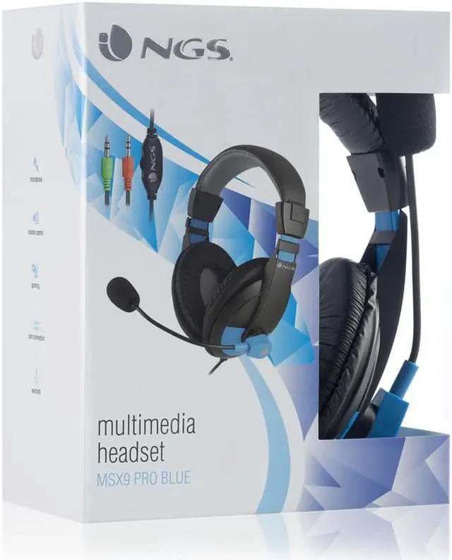 Alt view image 9 of 9 - NGS Gaming Stereo Headset Color Black Model MSX9PRO