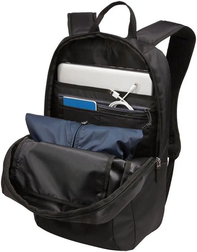 Alt view image 4 of 13 - Case Logic Carrying Case Backpack Notebook Accessories Black 3204193
