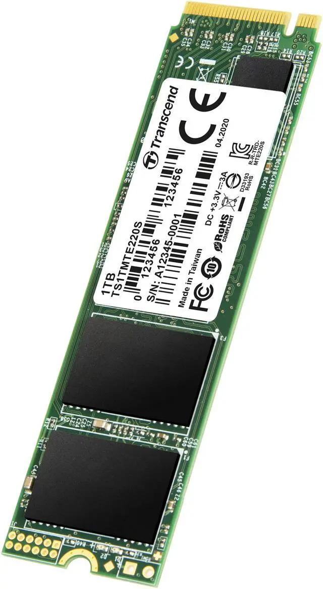 Alt view image 10 of 19 - Transcend 220S 1 TB Solid State Drive - PCI Express (PCI Express 3.0 x4) - Internal - M.2 2280