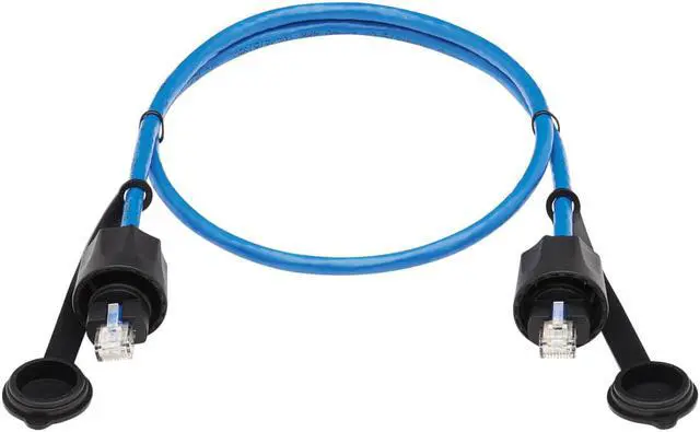 Alt view image 8 of 13 - Tripp Lite Industrial Cat6 UTP Patch Cable - RJ45 M/M, 3 ft. (1 m) - 3 ft Category 6 Network Cable for Network Device, Digital Signage Display, PoE-enabled Device, Surveillance Camera, VoIP Device, Te