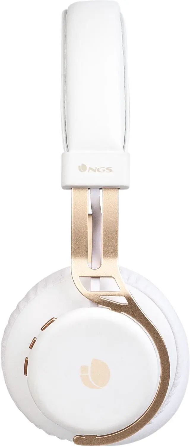 Alt view image 2 of 4 - NGS Artica Lust Wireless BT Headphones - White