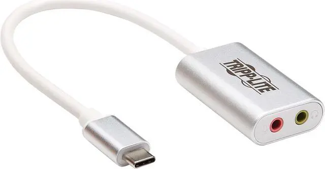 Alt view image 11 of 20 - Tripp Lite U437-002 USB-C to 3.5 mm Stereo Audio Adapter - USB 2.0, Silver