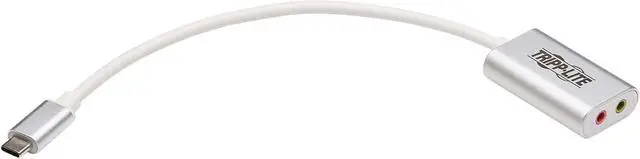 Alt view image 13 of 20 - Tripp Lite U437-002 USB-C to 3.5 mm Stereo Audio Adapter - USB 2.0, Silver