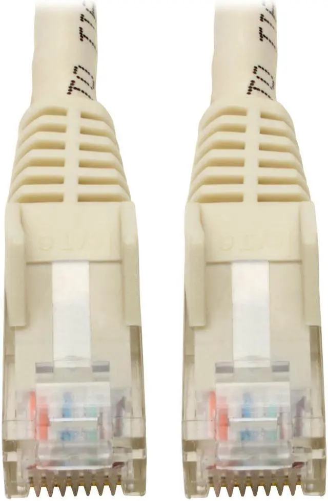 Alt view image 10 of 20 - Tripp Lite N201-06N-WH Premium Cat6 Gigabit Snagless Molded Utp Patch Cable, 24 Awg, 550 Mhz/1 Gbps (Rj45 M/M) , White, 6 In. - Patch Cable - Rj-45 (M) To Rj-45 (M) - 5.9 In - Utp - Cat 6 - Ieee 802.