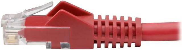 Alt view image 10 of 20 - Tripp Lite N201-06N-RD Premium Cat6 Gigabit Snagless Molded Utp Patch Cable, 24 Awg, 550 Mhz/1 Gbps (Rj45 M/M) , Red, 6 In. - Patch Cable - Rj-45 (M) To Rj-45 (M) - 5.9 In - Utp - Cat 6 - Ieee 802.3A