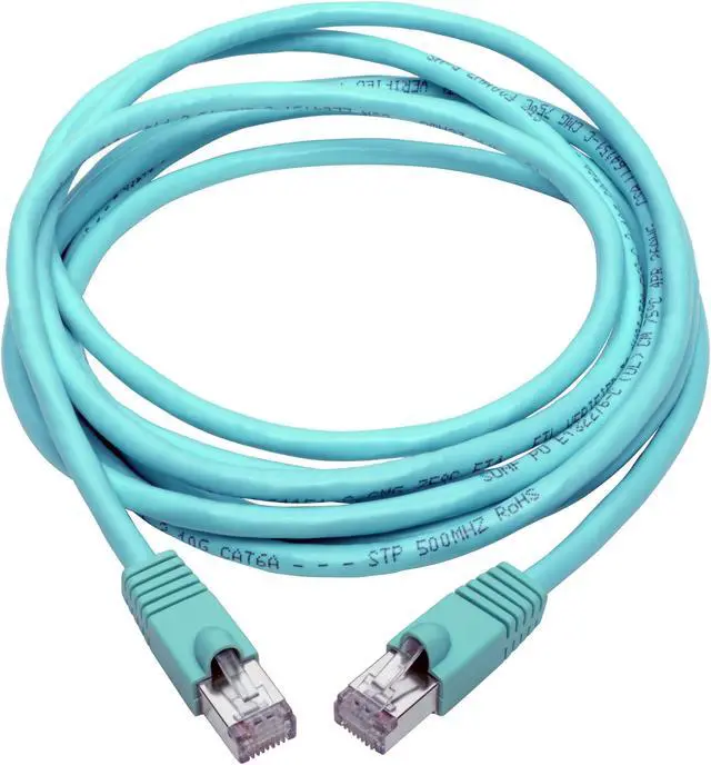 Alt view image 6 of 16 - Tripp Lite N262-010-AQ Cat.6a STP Patch Network Cable