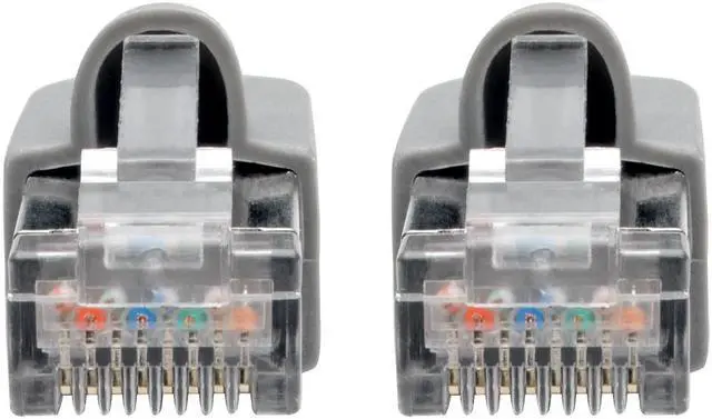 Alt view image 9 of 20 - Tripp Lite N262-010-GY Cat6A 10G-Certified Snagless Shielded Stp Network Patch Cable (Rj45 M/M) , Poe, Gray, 10 Ft. - Patch Cable (Dte) - Rj-45 (M) To Rj-45 (M) - 10 Ft - Stp - Cat 6A - Ieee 802.3Af