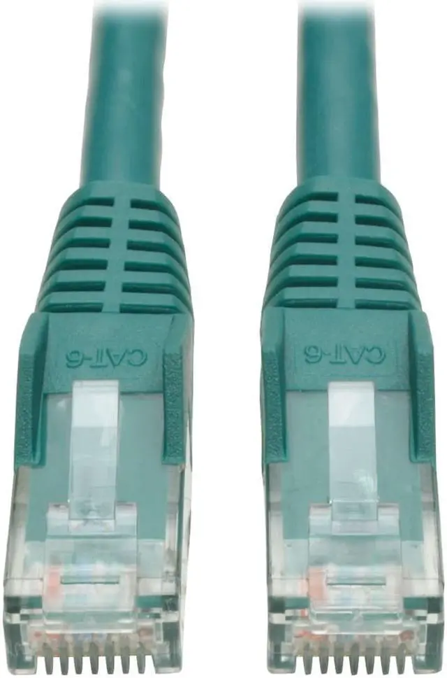 Alt view image 5 of 11 - Tripp Lite N201-004-GN Premium Cat6 Gigabit Snagless Molded Utp Patch Cable, 24 Awg, 550 Mhz/1 Gbps (Rj45 M/M) , Green, 4 Ft. - Patch Cable - Rj-45 (M) To Rj-45 (M) - 4 Ft - Utp - Cat 6 - Ieee 802.3A