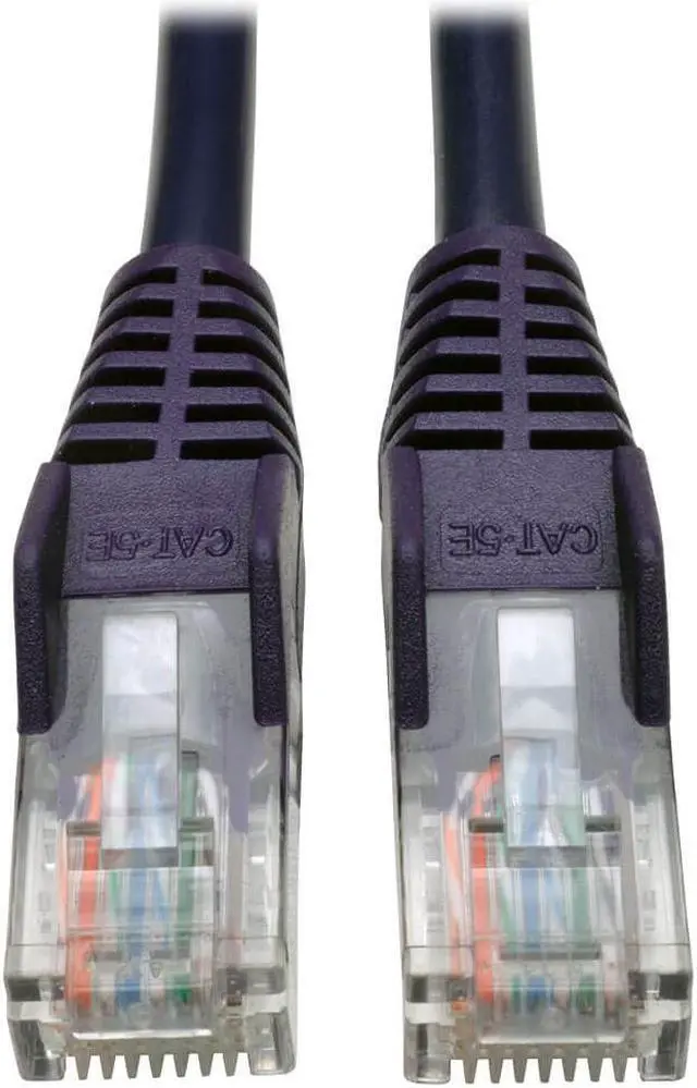 Alt view image 3 of 19 - Cat5e 350 Mhz Snagless Molded Utp Patch Cable (Rj45 M/M), Purple, 3 Ft.