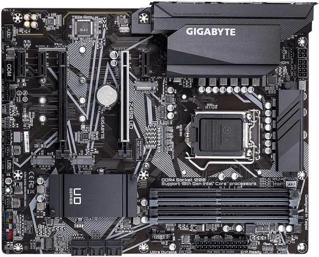 Alt view image 9 of 15 - Gigabyte Ultra Durable Z490 UD LGA-1200 Comet Lake DDR4 ATX Desktop Motherboard