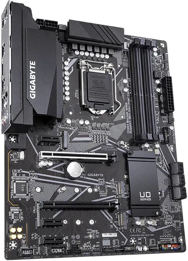 Alt view image 10 of 15 - Gigabyte Ultra Durable Z490 UD LGA-1200 Comet Lake DDR4 ATX Desktop Motherboard
