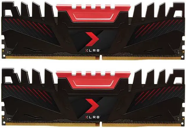 Alt view image 4 of 20 - PNY XLR8 16GB (2 x 8GB) DDR4 3200 (PC4-25600) CL16 288-Pin SDRAM Desktop Memory Model MD16GK2D4320016AXR