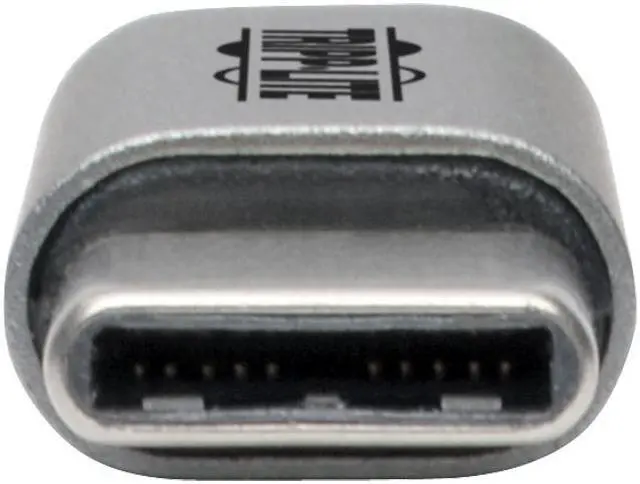 Alt view image 8 of 15 - Tripp Lite USB 2.0 Hi-Speed Adapter, USB-C to USB Micro-B (M/F)