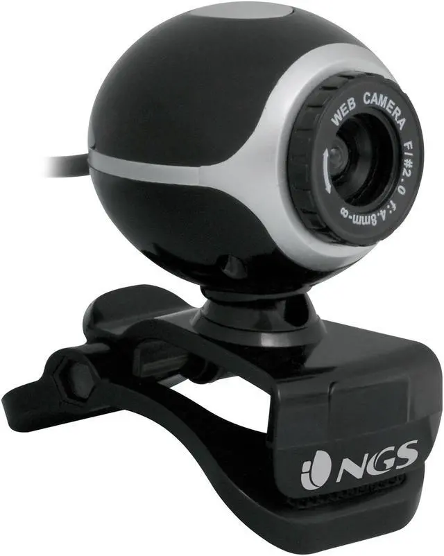 Alt view image 3 of 7 - NGS 300K Webcam with Built in Microphone - 3.5mm Jack