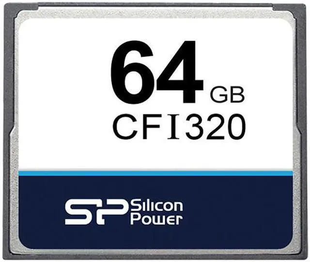 Main image of 64GB Silicon Power CFI320 Industrial CompactFlash Memory Card 0-70u2103 MLC