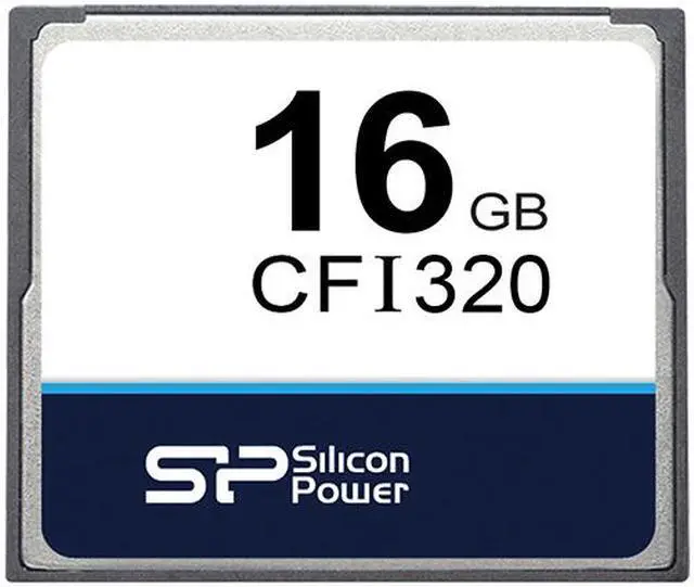 Main image of 16GB Silicon Power CFI320 Industrial CompactFlash Memory Card 0-70u2103 MLC