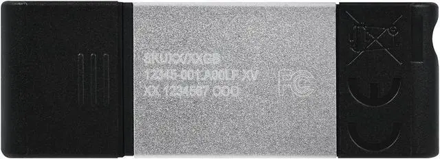 Alt view image 4 of 19 - Kingston DataTraveler 80 256GB USB 3.2 Gen 1 Type C Flash Drive DT80256GB