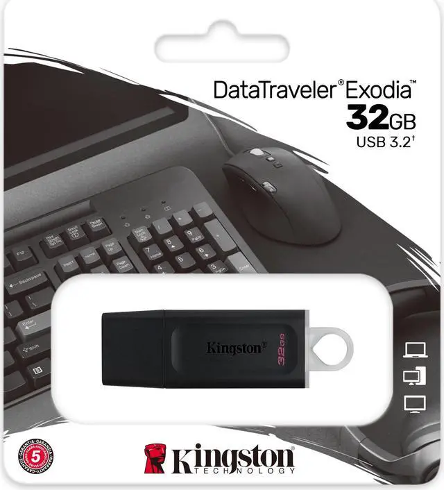 Alt view image 8 of 20 - Kingston 32GB DataTraveler Exodia USB 3.2 Gen 1 Flash Drive (DTX/32GB)