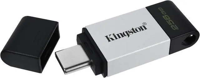 Alt view image 7 of 19 - Kingston DataTraveler 80 256GB USB 3.2 Gen 1 Type C Flash Drive DT80256GB