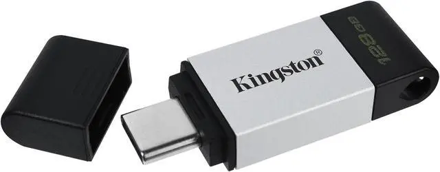 Alt view image 7 of 18 - KINGSTON 128GB USB-C 3.2 DATATRAVELER 80