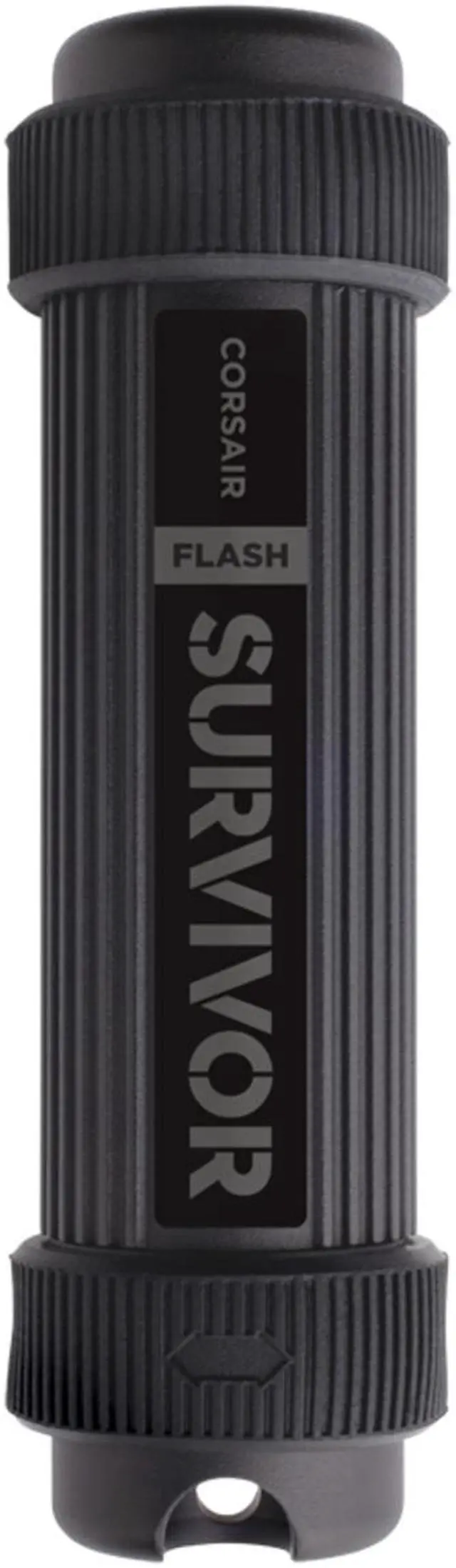 Alt view image 2 of 8 - 1TB Corsair Survivor USB3.0 Type-A Flash Drive - Black