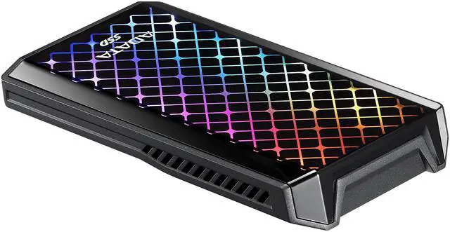 Alt view image 11 of 18 - ADATA SE900G 1TB USB-C 3.2 Gen2 External RGB SSD