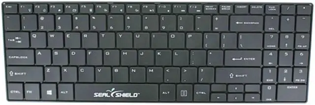 Alt view image 5 of 9 - Seal Shield Clean Wipe Waterproof Keyboard Wireless