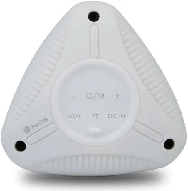 Alt view image 2 of 5 - NGS Roller Ride 10W Portable Wireless BT and TWS Speaker - White
