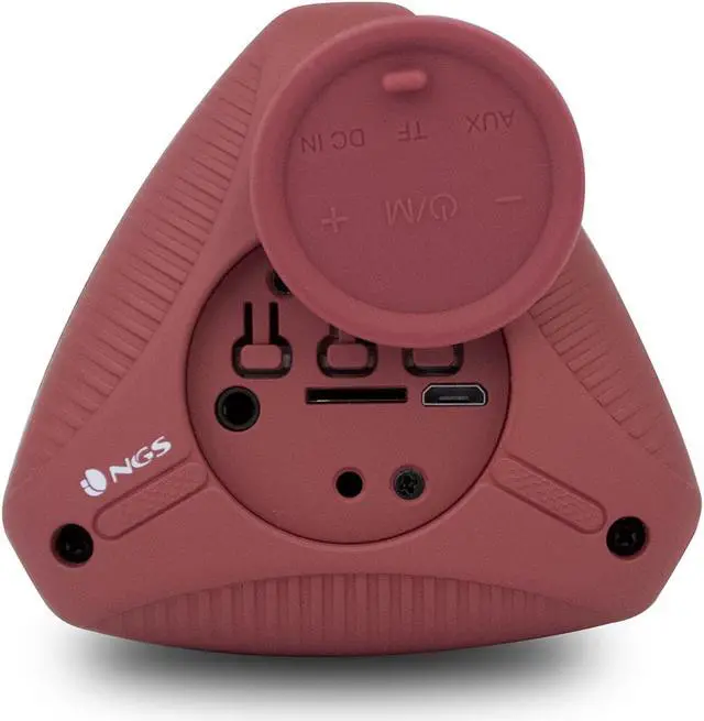 Alt view image 2 of 5 - NGS Roller Ride 10W Portable Wireless BT and TWS Speaker - Red