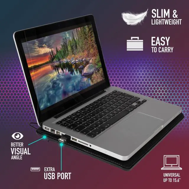 Alt view image 4 of 8 - NGS Cooler Jetstand - Cooling Stand For Laptop Up To 15.6"