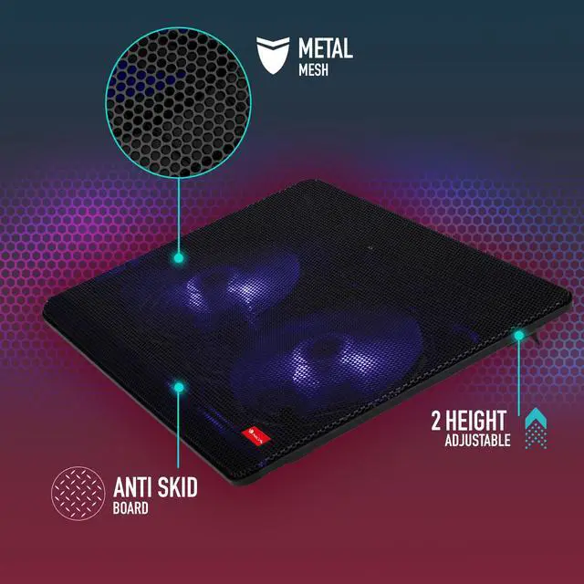Alt view image 2 of 8 - NGS Cooler Jetstand - Cooling Stand For Laptop Up To 15.6"